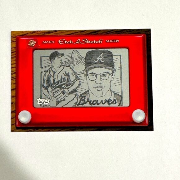 1998 Topps Etch-A-Sketch Greg Maddux ES4 mint condition rare - Picture 1 of 3